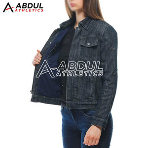 แจ็คเก็ตยีนส์ผู้หญิง ดีไซน์ทันสมัย แจ็คเก็ตยีนส์ลำลองสำหรับผู้หญิง เหมาะสำหรับใส่ทำงาน ไปโรงเรียน และใส่ในวันหยุดสุดสัปดาห์ - Product Image 5