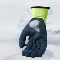 Guantes de Trabajo con Certificación EN388, Guantes de Seguridad con Palma Recubierta de Látex Texturizado, Tejidos en Nailon y Poliéster