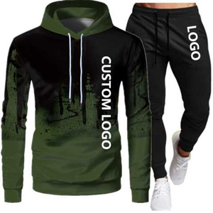 Survêtement de sublimation pour homme de couleur unie de haute qualité facile à laver et à porter survêtement streetwear pour hommes avec logo personnalisé - Product Image 5