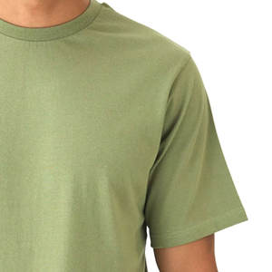 Camiseta de Verano de Alta Calidad para Hombre, Cuello Redondo, Manga Corta, Corte Regular, 250 g/m², Color Sólido, Estilo Vintage, Lavado Ácido, Transpirable - Product Image 4