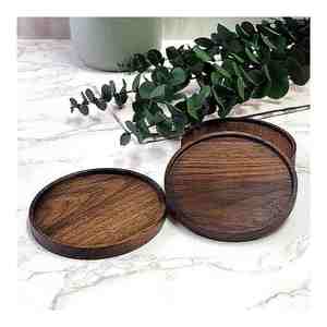 Más vendidos con precio barato Posavasos de lujo hechos a mano Madera de mango de nogal Diseño personalizado Exportador indio con la mejor calidad - Product Image 3