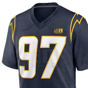 Material de secado rápido Uniforme de fútbol americano de poliéster personalizado OEM de alta calidad - Product Image 5