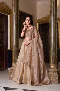 Lehenga choli ชุดแต่งงานสำหรับผู้หญิง, lehenga choli สำหรับผู้หญิงพร้อมที่จะสวมใส่ lehenga choli สำหรับคอลเลกชันใหม่ - Product Image 3