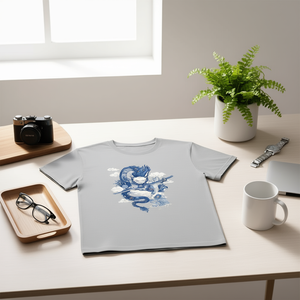 T-Shirt Unisex 100% Cotone 210GSM Stile Casual Aderente con Stampa Personalizzata di Rose Metodo di Stampa DTG - Product Image 3