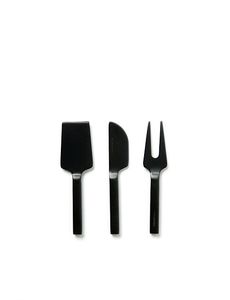 Couteau à fromage en acier inoxydable argenté noir doré, ensemble de couteaux à fromage en acier inoxydable doré, ustensile de cuisine, couteau à beurre - Product Image 6