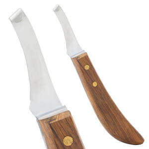 Venta al por mayor, cuchillo para recortar pezuñas, borde estrecho, cuidado de caballos, cuchillo para pezuñas, recorte de acero inoxidable, instrumentos veterinarios - Product Image 1