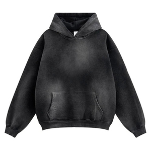 Vente en gros de sweats à capuche personnalisés pour hommes 500 GSM sweat à capuche surdimensionné épais épaule tombante 100% coton sweats à capuche de haute qualité pour hommes - Product Image 1
