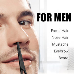 Tijeras Premium Curvas y Redondeadas para el Vello de la Nariz para Hombre, 2 Piezas, Tijeras para Cutículas y Manicura, para Barba y Bigote - Product Image 5