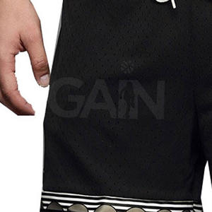Pantalones Cortos Deportivos Personalizados con Logotipo para Hombre, Pantalones Cortos de Malla Lisos al por Mayor, Pantalones Cortos de Malla para Hombre en Venta 2025 en Existencia - Product Image 5