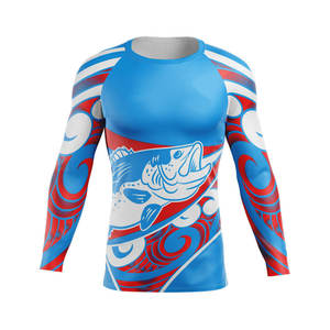 Vente en gros de maillots de pêche de qualité professionnelle avec sublimation shorts à manches longues confortables et bon marché vêtements de sport respirants à séchage rapide - Product Image 1