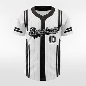 Customized <b>top</b> Quality Sublimation Baseball Jersey Breathable Plus Size Embroidery Logo Name Anti-Bacterial Wholesale Sports - Product Image 1
