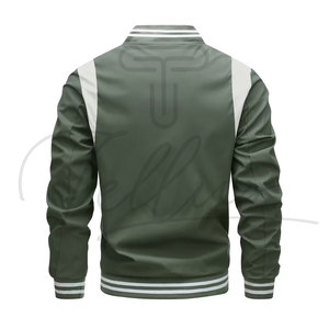 Veste bomber de qualité supérieure élégante pour homme, imperméable, coupe-vent, fine, avec logo sur le devant, fermeture éclair, à prix avantageux - Product Image 6