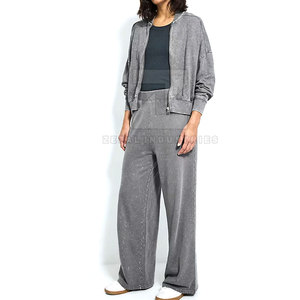Custom Made Winter <b>Plus</b> <b>Size</b> 100% Cotton Women Tracksuits Sets OEM Service Eco-Friendly Breathable Windproof Lightweight - Product Image 1