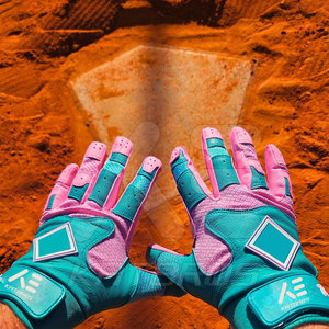 Guantes de Béisbol de Cuero Personalizables de la Mejor Calidad, Cierre de Gancho para Mano Izquierda/Derecha, Cómodos, Duraderos y Ligeros - Product Image 3