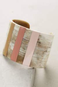 BEAUTY Manchettes, bracelets et bracelets en corne de buffle naturelle fabriqués à partir de corne de buffle véritable, disponibles dans un assortiment de - Product Image 4