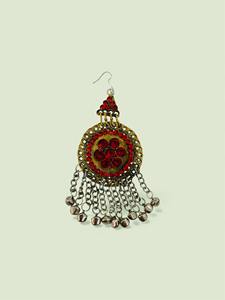 Collar de Moda Vintage con Cuentas de Cobre Bohemia Hechas a Mano con Diseño Cultural Afgano para Mujer, Ropa Tradicional para Fiestas - Product Image 3