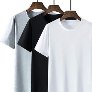 T-shirts solides pour hommes de qualité supérieure, vente en gros-tissu 100% coton avec Options d'impression polyvalentes provenant d'un exportateur de confiance. - Product Image 5