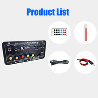 Carte amplificateur Audio D10 30-120W Support double Microphone BT Amplificatore Subwoof pour haut-parleur 4Ohm 12V 24V 110V 220V