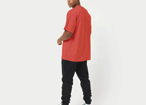 เสื้อยืดผ้าฝ้าย100% โอเวอร์ไซส์สำหรับผู้ชายเสื้อยืดพิมพ์ลายไหล่แบบกำหนดเอง - Product Image 3