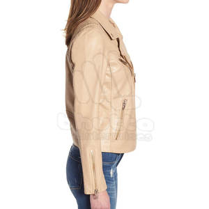 Vestes en cuir sur mesure pour femmes Respirantes Imperméables Coupe-vent avec col montant pour l'hiver Couleur personnalisée Polyester - Product Image 5