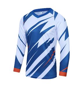 Conçu sur mesure maillot de course de motocross à manches longues impression de haute qualité pour adultes grande taille respirant vêtements de course automobile - Product Image 3