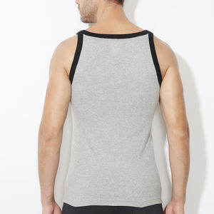 Débardeur de sport pour homme 2023, surdimensionné, décontracté, tricoté, 100% coton, respirant, écologique, séchage rapide, dos nageur, pour la gym et le fitness - Product Image 4