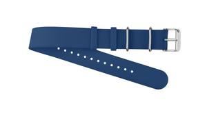 Correa Deportiva Elástica de Silicona Unisex de 20-22 mm, Color Azul Zul, Profesional, Suave, Ligera, Impermeable, Transpirable y Duradera para Reloj Inteligente de Acero Inoxidable - Product Image 3