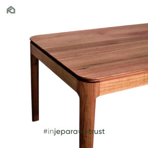 Luxury Eco-friendly Natural Solid Teak Wood Scandi Style Rectangular <b>Dining</b> Table Handmade Multi-Functional Modern Home Hotel - Product Image 5