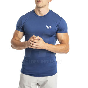 T-shirts de sport pour hommes, prêts pour la gym, anti-transpiration, vêtements d'entraînement, vêtements personnalisés avec logo, t-shirts de sport pour hommes prêts pour la gym - Product Image 4