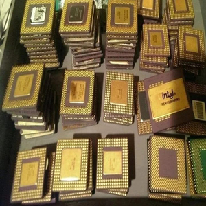 Hot bán sử dụng CPU tỉa Vàng RAM ngón tay phế liệu CPUs Penta I7 vật liệu gốm tân trang lại máy tính để bàn ứng dụng khay gói - Product Image 1