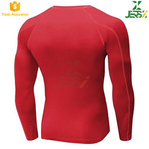 Diseña Tu Propia Marca, Camiseta Deportiva de Compresión con Cuello Alto para Hombre, Transpirable, de Secado Rápido, para Gimnasio y Fitness, Impresión OEM - Product Image 4