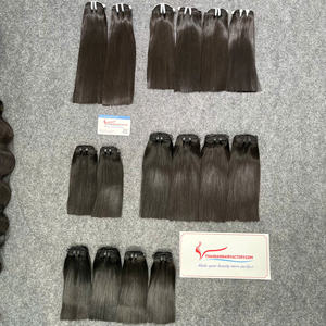 Venta al por mayor de extensiones de cabello de color natural de hueso recto cabello vietnamita envío rápido sedoso SDD hueso recto tejido de pelo - Product Image 4