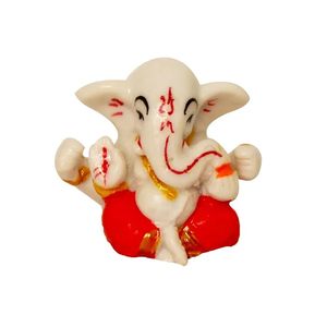HOME GENIE Ganesh God Idols | Ganpati Idol para salpicadero de coche y decoración del hogar | Mini estatua de Ganesh - Product Image 6