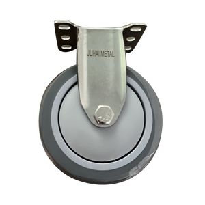 5 Polegada TPR Rodízio Giratório com Freio e Placa Superior para Heavy Duty Carrinho Roda Caster - Product Image 2