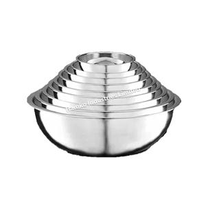 คุณภาพระดับพรีเมียมเกรดอาหารเป็นมิตรกับสิ่งแวดล้อมขายส่งราคาถูกออกแบบเองสแตนเลสคลาสสิกชาม 16 ซม. จากบังคลาเทศ - Product Image 1