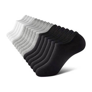 Chaussettes personnalisées avec logo sur mesure, imprimées, brodées, jacquard, chaussettes personnalisées blanches et noires unisexes pour hommes en coton - Product Image 2
