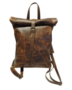 Meilleure qualité Designer Luxury Collection Buffalo Leather Vintage Roll On Sac à dos Sacs personnalisés - Product Image 1