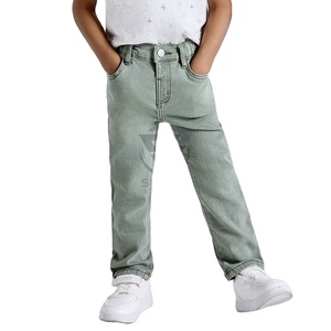 High Quality Men's Business <b>Jeans</b> Custom Thick Spring Style Formal Mid Waist Medium Wash Midweight Breathable Zipper Fly - Product Image 1