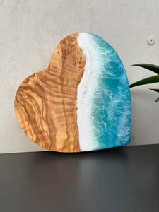 ชุดจานรองแก้วไม้อีพอกซี่ทำมือดีไซน์คลาสสิกไม่เหมือนใครจากอินเดีย - Product Image 5