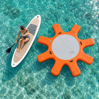 Plateforme flottante gonflable sur mesure pour SUP, yoga aquatique et sports nautiques en plein air