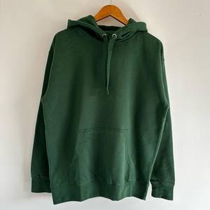 La mejor calidad Unisex Green Pullover Hoodie Slim Fit Winter Thermal Fleece Kangaroo Pocket Design 100% Cotton Plain Dyed OEM - Product Image 1