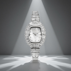 Reloj de Pulsera de Lujo para Mujer YD1001 con Logotipo Personalizado, Reloj de Joyería con Diamantes de Circonio para Mujer - Product Image 3