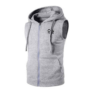 Sudaderas sin mangas Streetwear Sudaderas con capucha Nuevas sudaderas con capucha de moda Ropa informal de secado rápido Hombres Sudaderas con capucha de gimnasio - Product Image 1