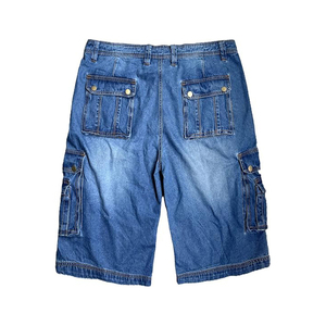 Vêtements de bonne qualité pour hommes Shorts en jean décontractés pour hommes/Service OEM Shorts en jean droits et amples pour hommes Streetwear - Product Image 2