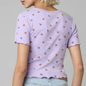 Camiseta Corta Personalizada con Tu Propio Diseño para Mujer, Talla Grande, Verano, Casual, Ecológica, Transpirable y de Secado Rápido - Product Image 3