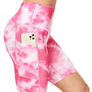 Short d'entraînement OEM personnalisé de printemps pour femmes Short de fitness de course à pied Short de compression pour femmes Short d'été décontracté à impression personnalisée - Product Image 3