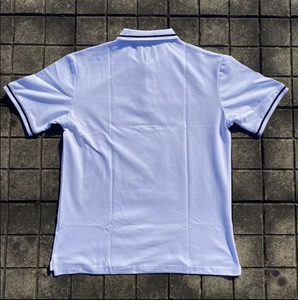 เสื้อโปโลสำหรับผู้ชายเสื้อแฟชั่นแบบลำลองสำหรับใส่ในบ้านเสื้อโปโลผ้าฝ้ายปักโลโก้ได้ตามต้องการสำหรับ2025ฤดูร้อน - Product Image 2