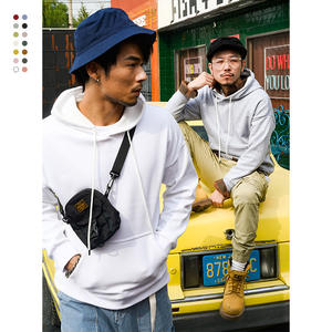 เสื้อฮู้ดดี้ผู้ชายไซส์ใหญ่พิเศษ ผ้าคอตตอน 100% น้ำหนัก 430 กรัม สีพื้น พิมพ์ลายตามสั่ง คุณภาพสูง สำหรับฤดูหนาว แบบยูนิเซ็กส์ - Product Image 5