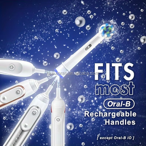 Smart Electric <b>Toothbrush</b> Replacement <b>Heads</b> with Targeted Bristles for Household and Outdoor Use - Product Image 4