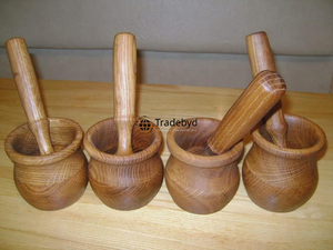 เครื่องบดเครื่องเทศแบบดั้งเดิมดั้งเดิมใช้ในครัวแบบครก Okhli และสาก - Product Image 3